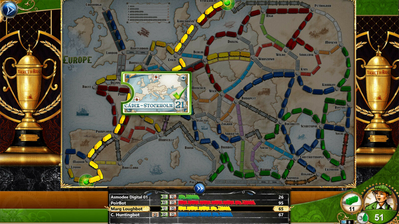 TICKET TO RIDE EUROPE Edition Family Board Game TICKET TO RIDE EUROPE Edition Family Board Game